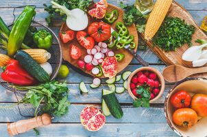 Las verduras constituyen la dieta de la dieta de verano
