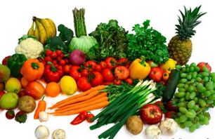 Vegetales y frutas