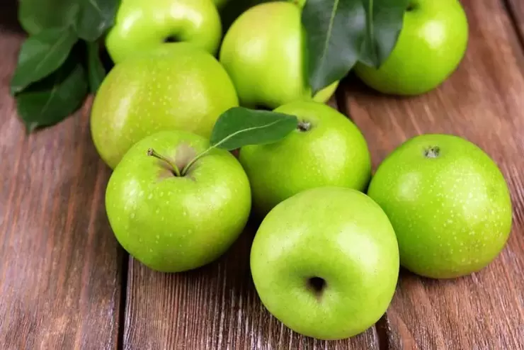 manzanas verdes para la dieta del huevo