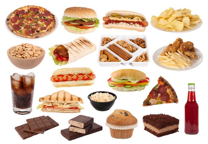 alimentos nocivos para una pérdida de peso rápida