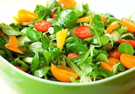 ensalada de verduras para adelgazar