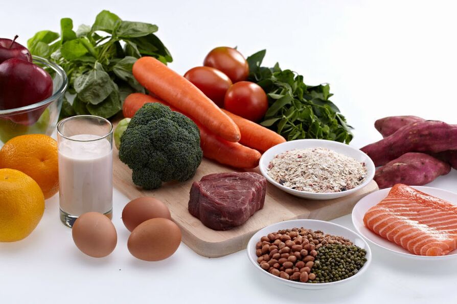 Alimentos saludables incluidos en los menús dietéticos para adelgazar